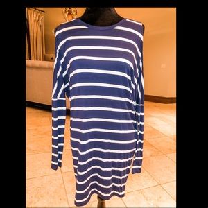 T shirt cold shoulder dress